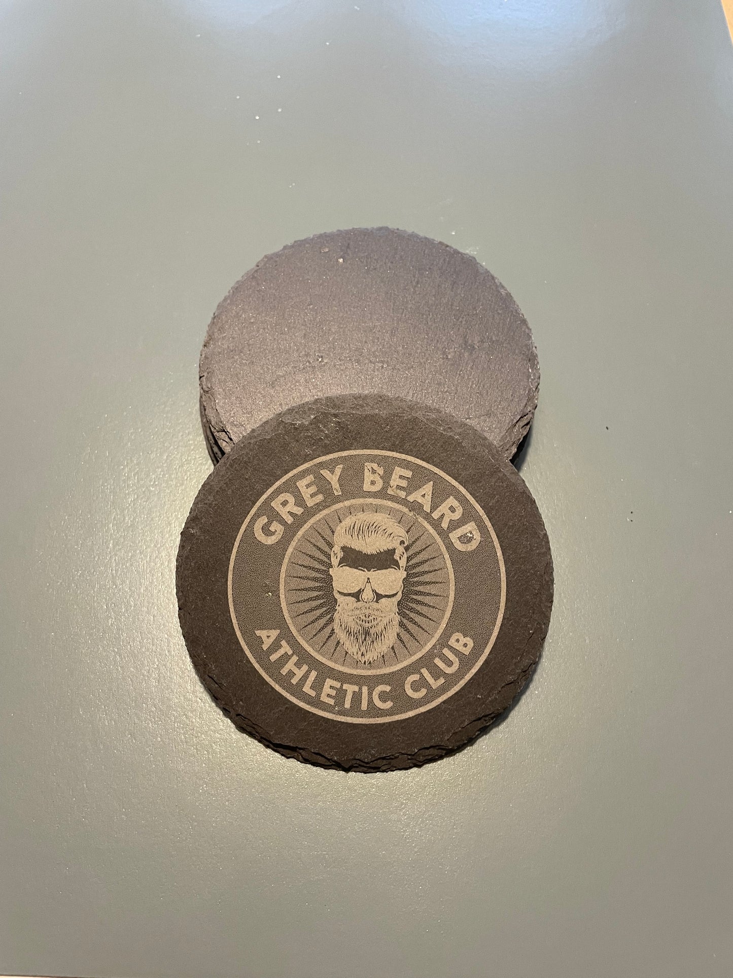 Greybeard Slate Coaster